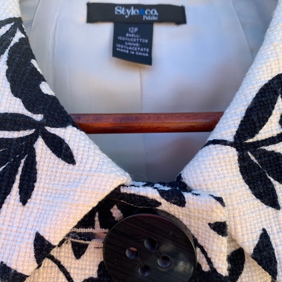 Style & Co Patterned Blazer - Picture 2 of 3